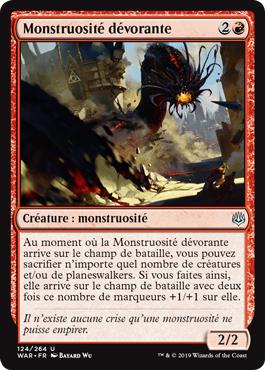 Monstruosité dévorante - La Guerre des Planeswalkers