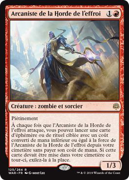 Arcaniste de la Horde de l'effroi - La Guerre des Planeswalkers