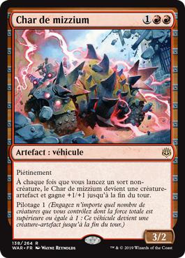 Char de mizzium - La Guerre des Planeswalkers