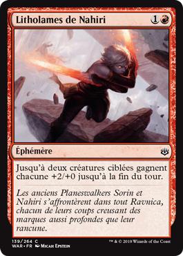 Litholames de Nahiri - La Guerre des Planeswalkers