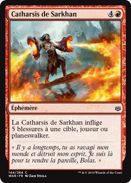 Catharsis de Sarkhan - La Guerre des Planeswalkers