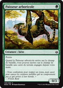 Paisseur arboricole - La Guerre des Planeswalkers