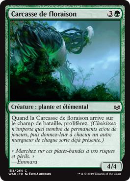 Carcasse de floraison - La Guerre des Planeswalkers