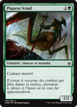 Piqueur kraul - La Guerre des Planeswalkers