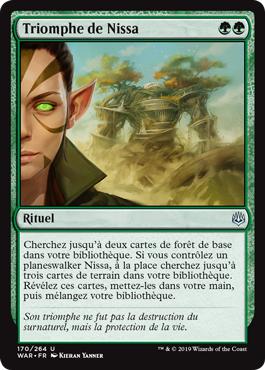 Triomphe de Nissa - La Guerre des Planeswalkers