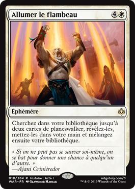 Allumer le flambeau - La Guerre des Planeswalkers