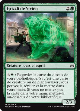 Grizzli de Vivien - La Guerre des Planeswalkers