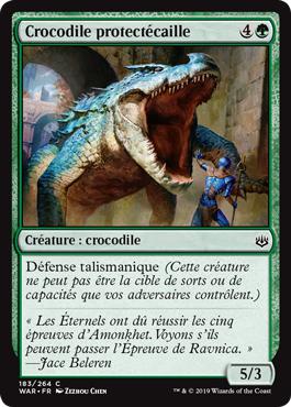 Crocodile protectécaille - La Guerre des Planeswalkers