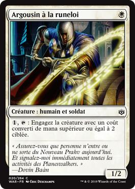 Argousin à la runeloi - La Guerre des Planeswalkers