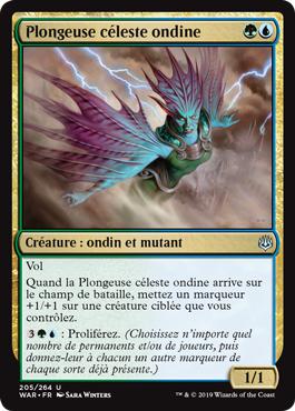 Plongeuse céleste ondine - La Guerre des Planeswalkers