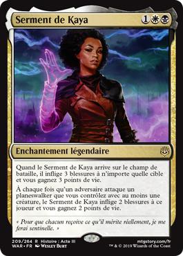 Serment de Kaya - La Guerre des Planeswalkers