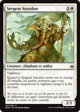 Sergent loxodon - La Guerre des Planeswalkers