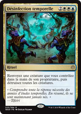 Désinfection temporelle - La Guerre des Planeswalkers