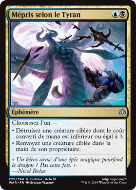 Mépris selon le Tyran - La Guerre des Planeswalkers