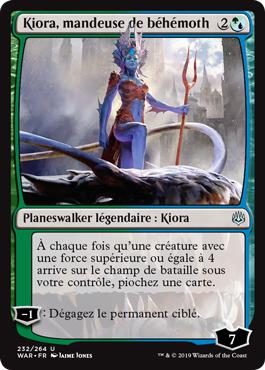 Kiora, mandeuse de béhémoth - La Guerre des Planeswalkers