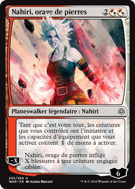 Nahiri, orage de pierres - La Guerre des Planeswalkers