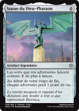 Statue du Dieu-Pharaon - La Guerre des Planeswalkers