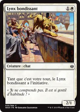 Lynx bondissant - La Guerre des Planeswalkers