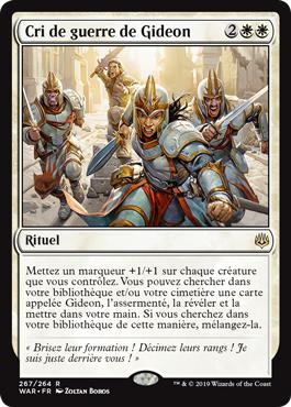 Cri de guerre de Gideon - La Guerre des Planeswalkers