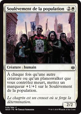 Soulèvement de la population - La Guerre des Planeswalkers