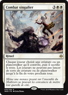 Combat singulier - La Guerre des Planeswalkers