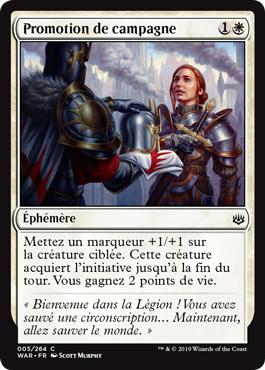 Promotion de campagne - La Guerre des Planeswalkers