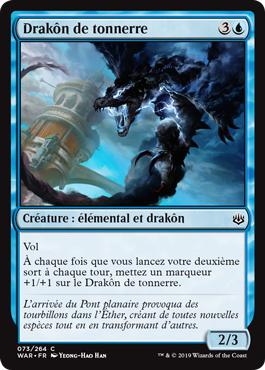 Drakôn de tonnerre - La Guerre des Planeswalkers