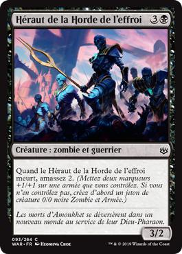 Héraut de la Horde de l'effroi - La Guerre des Planeswalkers