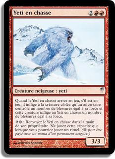 Yeti en chasse - Souffle Glaciaire