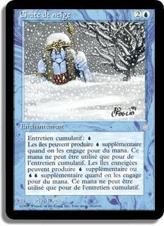 Chute de neige - Ère Glaciaire