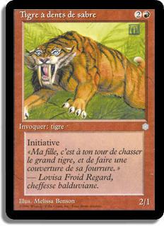 Tigre à dents de sabre - Ère Glaciaire