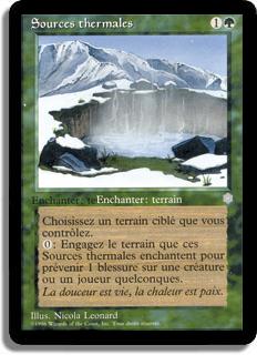 Sources thermales - Ère Glaciaire