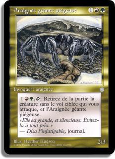 Araignée géante piégeuse - Ère Glaciaire