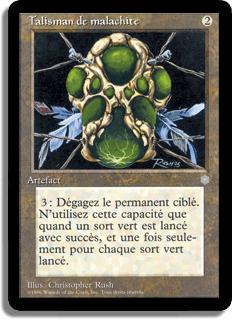 Talisman de malachite - Ère Glaciaire