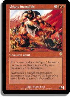 Géant insensible - Invasion