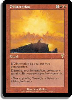 Oblitération - Invasion