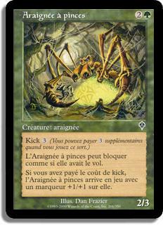 Araignée à pinces - Invasion