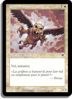 Griffon serres-rasoir - Invasion