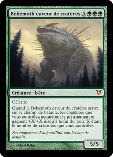 Béhémoth caveur de cratères - Avacyn ressuscitée