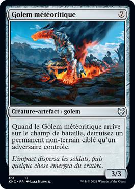 Golem météoritique - Kaldheim Commander