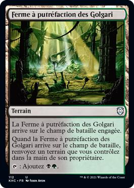 Ferme à putréfaction des Golgari - Kaldheim Commander