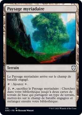 Paysage myriadaire - Kaldheim Commander