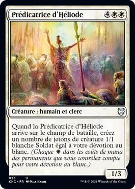 Prédicatrice d'Héliode - Kaldheim Commander