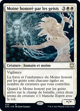 Moine honoré par les geists - Kaldheim Commander