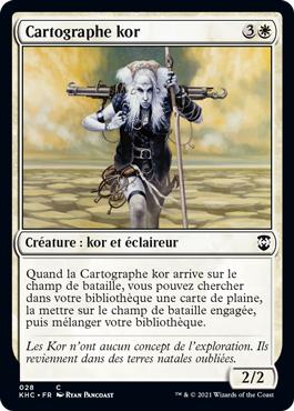 Cartographe kor - Kaldheim Commander