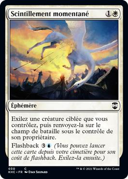 Scintillement momentané - Kaldheim Commander