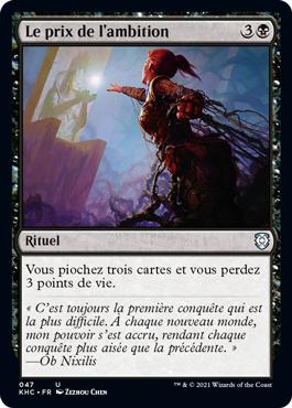 Le prix de l'ambition - Kaldheim Commander