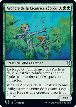 Archers de la Cicatrice zébrée - Kaldheim Commander