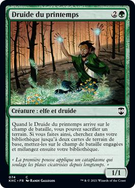 Druide du printemps - Kaldheim Commander