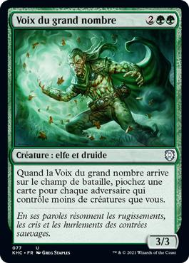 Voix du grand nombre - Kaldheim Commander